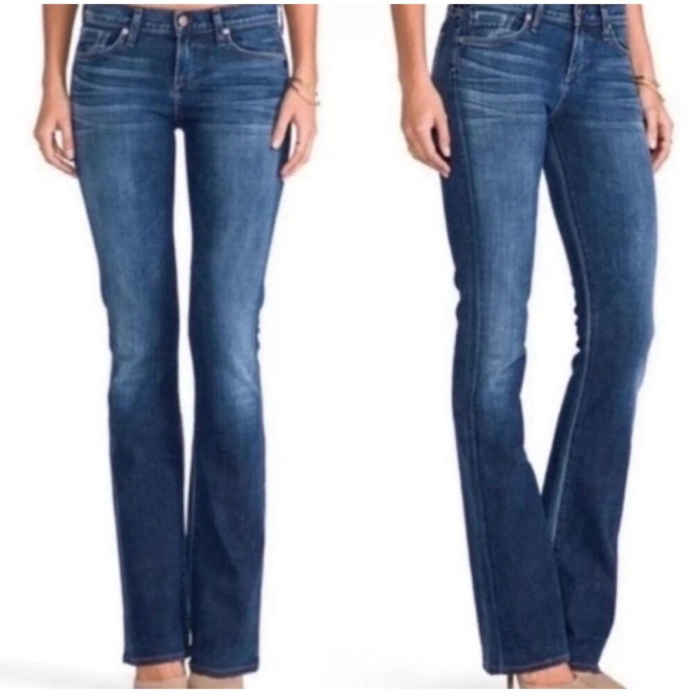 Citizens of Humanity Kelly Y2K Low Rise Bootcut Jeans 29 Dark Wash Premium Denim